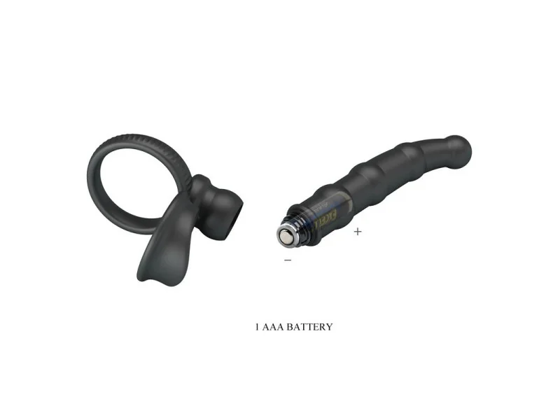 Tatum Plug Anal con Anillo para el Pene con Vibracion