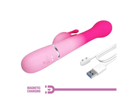Dejon Vibrador con Thrusting y Bolas Rotatorias