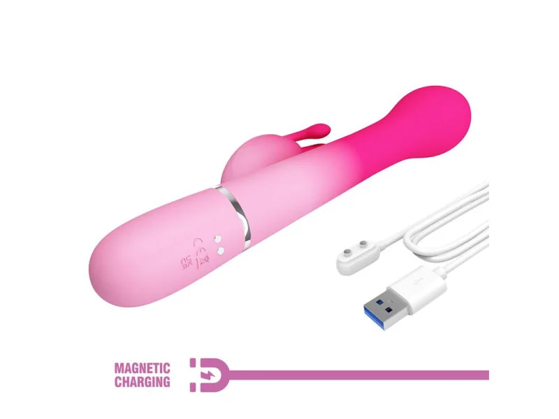 Dejon Vibrador con Thrusting y Bolas Rotatorias