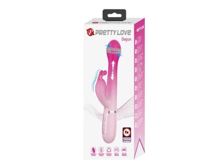Dejon Vibrador con Thrusting y Bolas Rotatorias