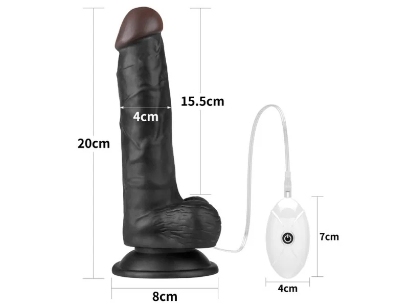 Arnes Ajustable con Dildo 10 Funciones 75