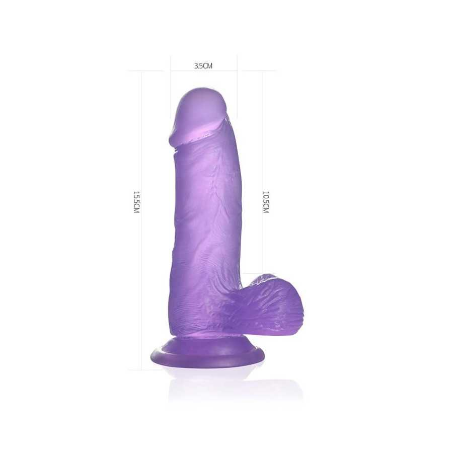 Dildo Jelly Studs 6 Purpura