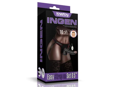 Arnes Ajustable con Dildo 85 10 Funciones