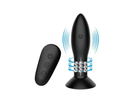 Plug Anal Inflable con Vibracion y Rotacion