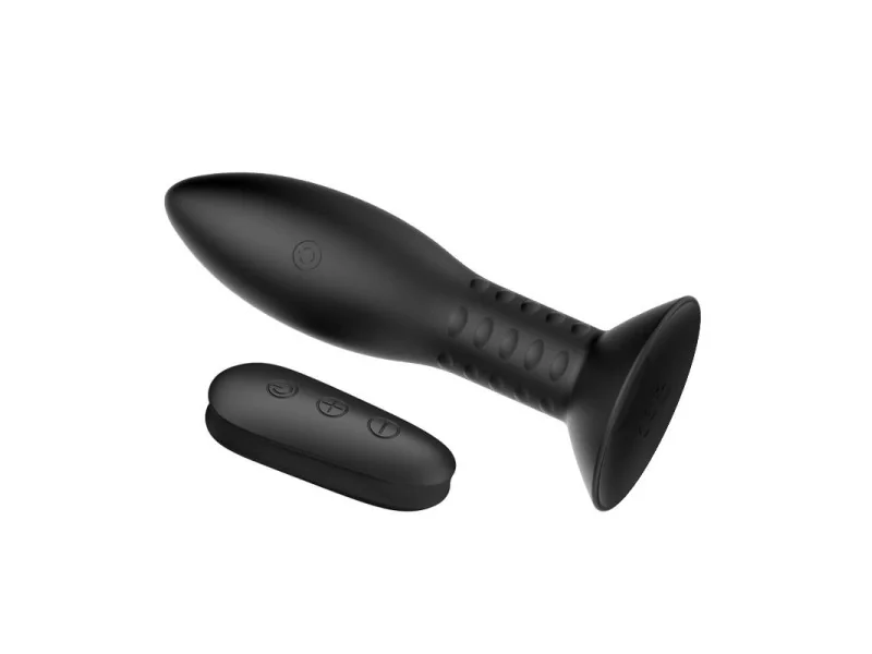 Plug Anal Inflable con Vibracion y Rotacion