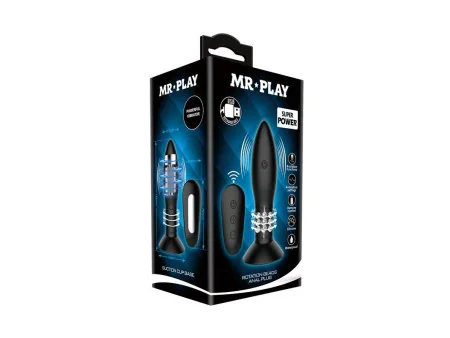 Plug Anal Inflable con Vibracion y Rotacion
