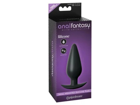 Plug Anal con Peso Interno Negro