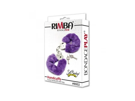 Esposas Metalicas con Pelo Morado