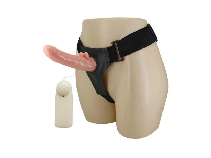 Baile Arnes con Dildo y Control Remoto 18 cm Baile Arnes con Dildo y Control Remoto 18 cm
