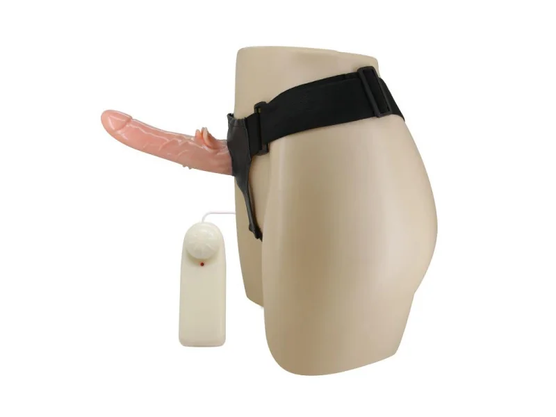 Baile Arnes con Dildo y Control Remoto 18 cm