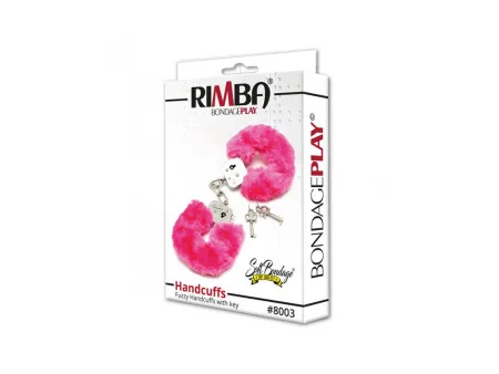 Esposas Metalicas con Pelo Rosa Esposas Metalicas con Pelo Rosa