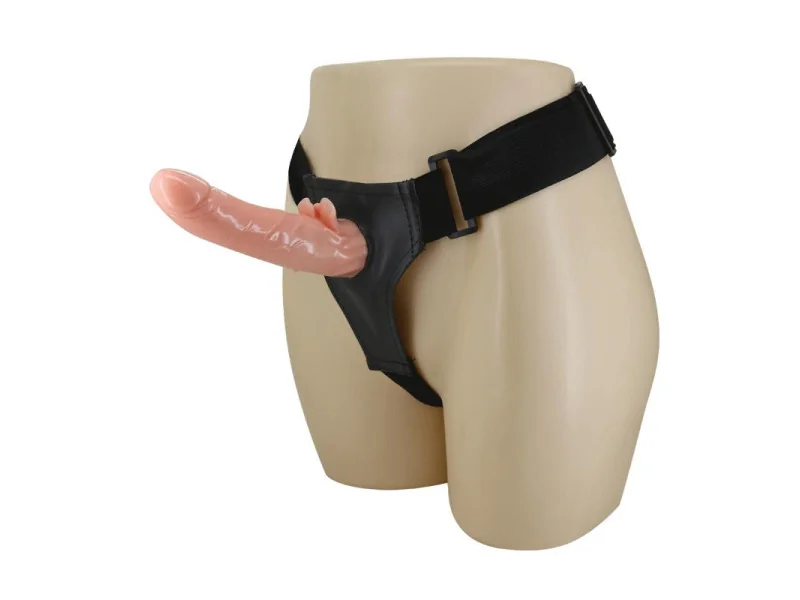 Baile Arnes con Dildo y Control Remoto 18 cm