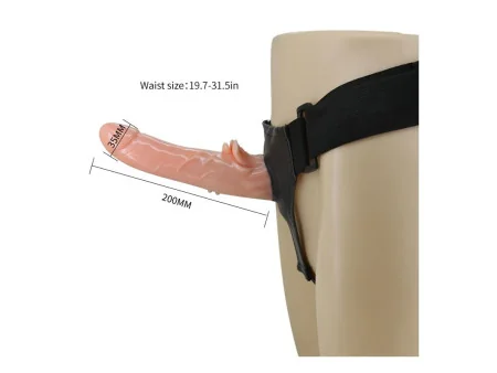Baile Arnes con Dildo y Control Remoto 18 cm