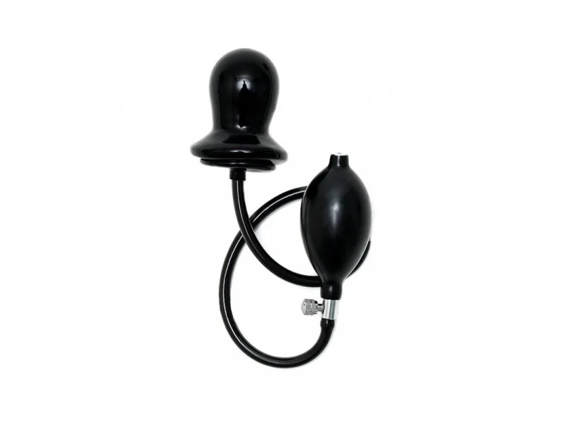 Plug Inflable Negro Latex