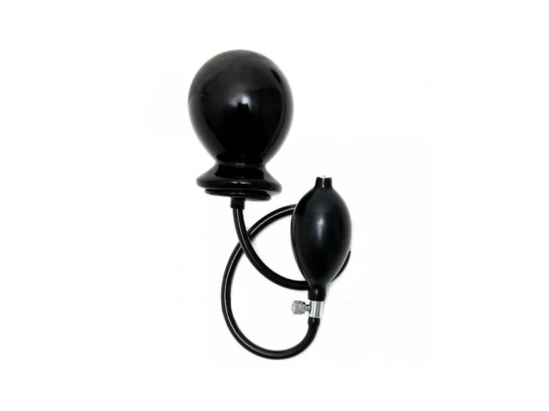 Plug Inflable Negro Latex
