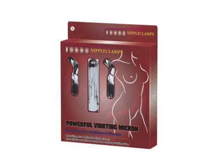 Baile Set Bala Vibrador y Pinzas para Pezones con Vibracion Turbo