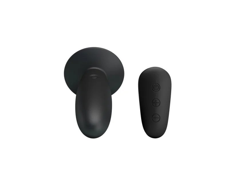 Plug Anal con Vibracion y Control Remoto USB