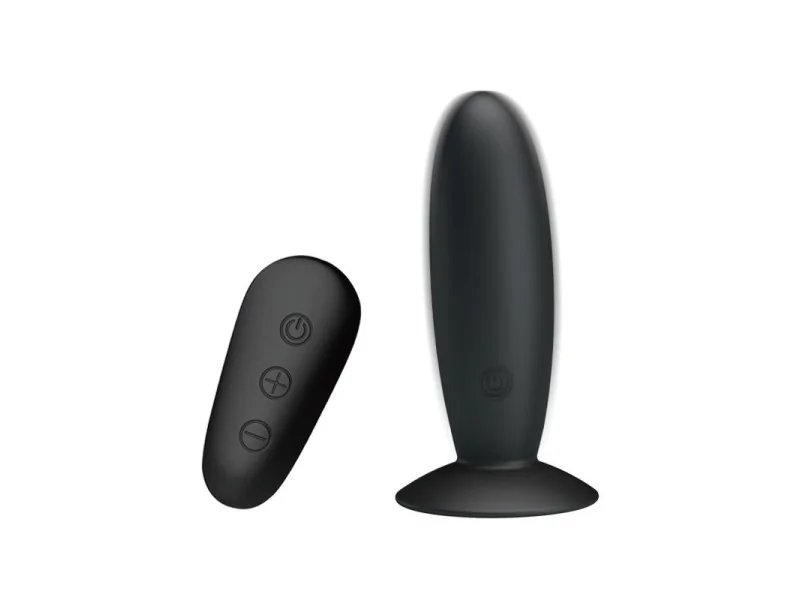 Plug Anal con Vibracion y Control Remoto USB