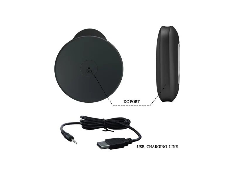 Plug Anal con Vibracion y Control Remoto USB