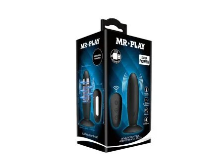 Plug Anal con Vibracion y Control Remoto USB
