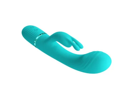 Scocco Vibrador con Rabbit Turquesa