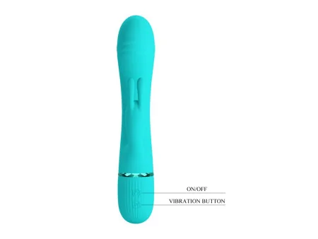 Scocco Vibrador con Rabbit Turquesa
