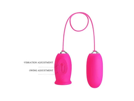 Daisy Huevo Vibrador y Lengua Estimuladora Rosa