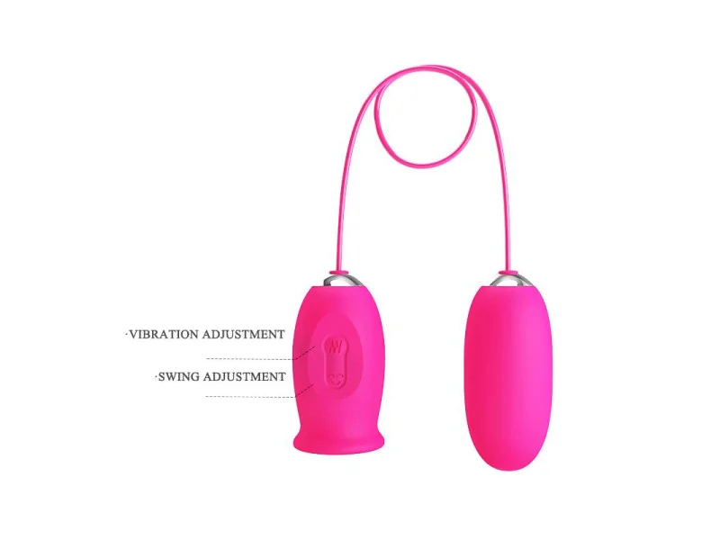 Daisy Huevo Vibrador y Lengua Estimuladora Rosa