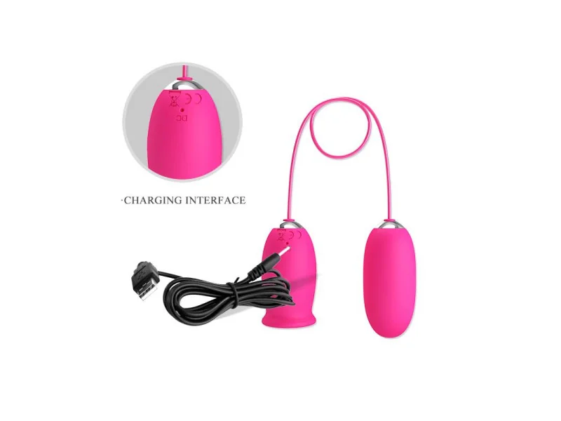 Daisy Huevo Vibrador y Lengua Estimuladora Rosa