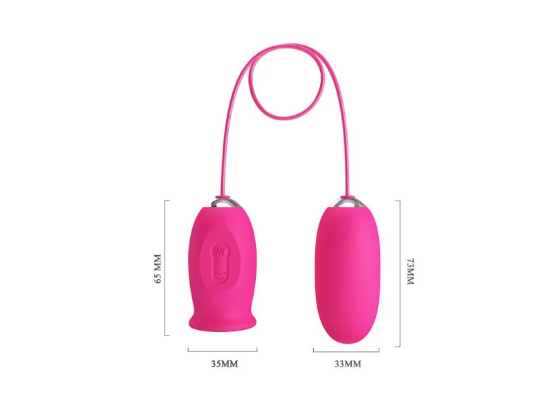 Daisy Huevo Vibrador y Lengua Estimuladora Rosa