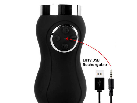 Sex Machine Vibracion Thrusting y Calor Control Remoto USB