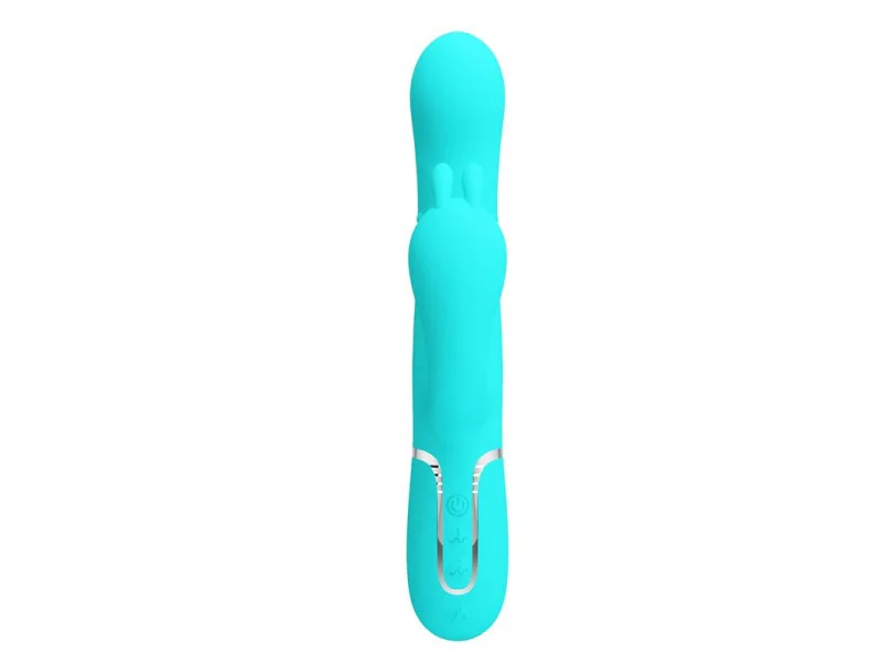 Cammy Vibrador con Bolas Rotadoras y Cadena Anal