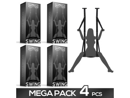 Pack de 4 Columpio de Puerta con Soporte de Manos Piernas y Asiento