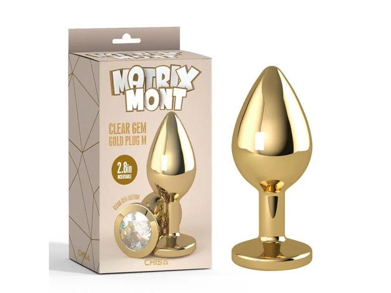 Plug Anal de Metal con Joya Talla M