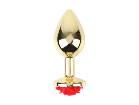 Plug Anal con Joya de Rosa Showy Rose Talla L