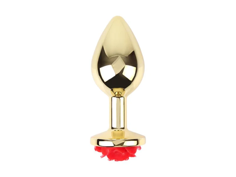 Plug Anal con Joya de Rosa Showy Rose Talla L