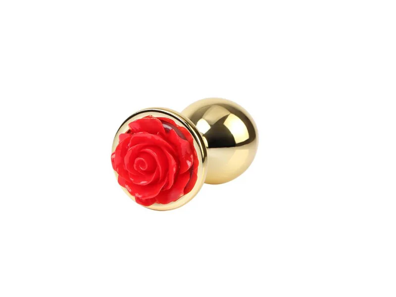 Plug Anal con Joya de Rosa Showy Rose Talla L