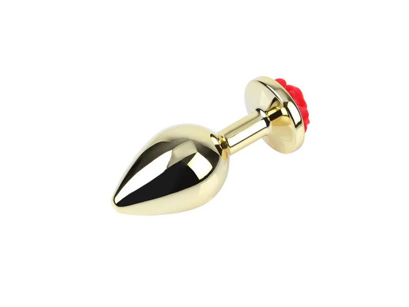 Plug Anal con Joya de Rosa Showy Rose Talla L