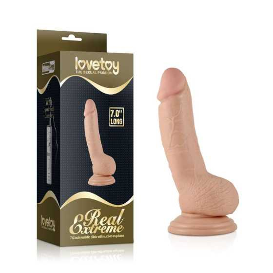 Dildo Real Extreme con Vibracion 7 Natural