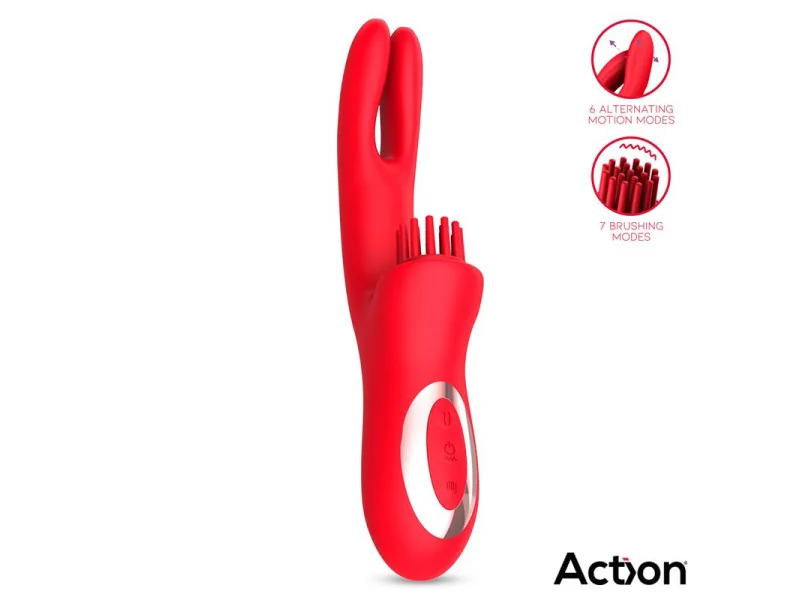 Bilma Vibrador con Movimientos Alternantes y Brushing 4 Motores