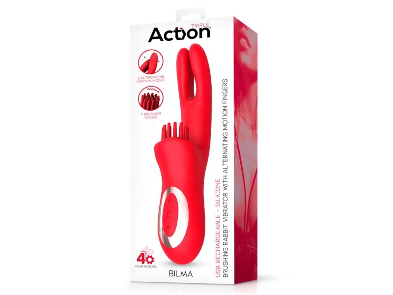 Bilma Vibrador con Movimientos Alternantes y Brushing 4 Motores