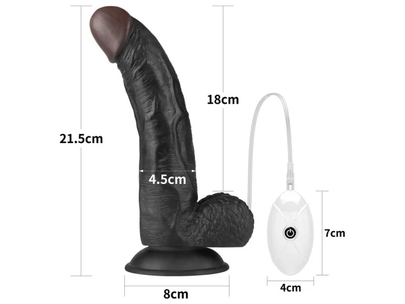 Arnes Ajustable con Dildo 85 10 Funciones