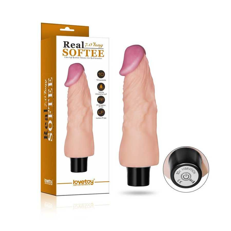 Vibrador Real Softee 7 Natural