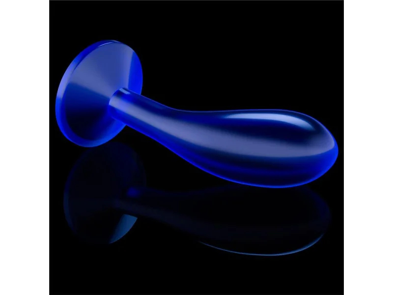 Plug Anal Flawless Azul Transparente 6