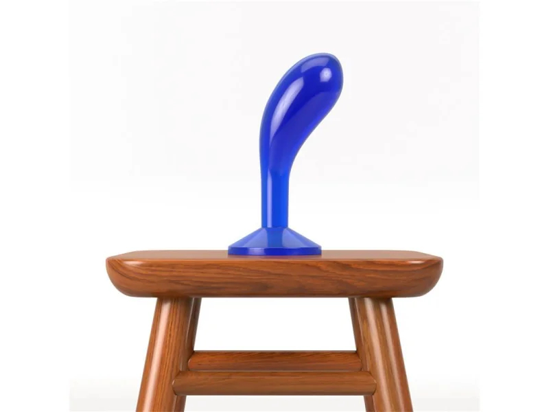 Plug Anal Flawless Azul Transparente 6