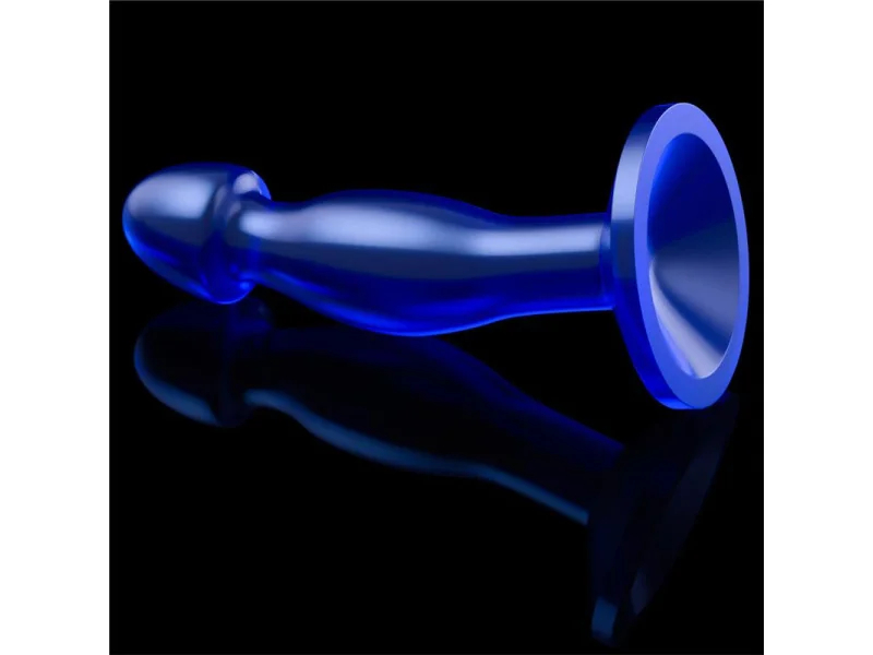 Plug Anal Flawless Azul Transparente 65