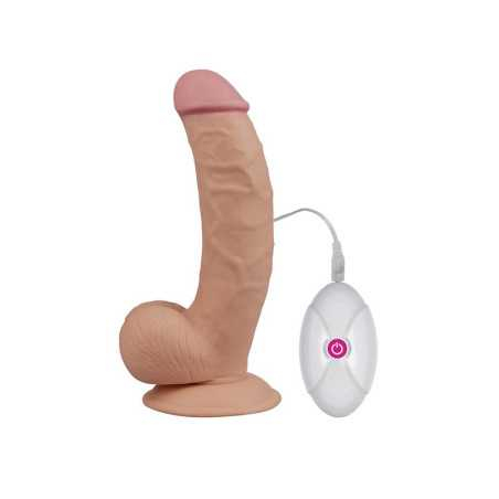 Dildo The Ultra Soft Dude con Vibracion 75 Natural