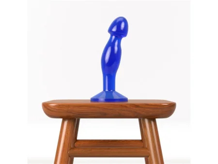 Plug Anal Flawless Azul Transparente 65