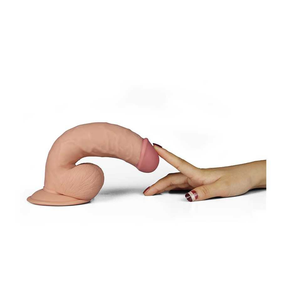 Dildo The Ultra Soft Dude con Vibracion 75 Natural