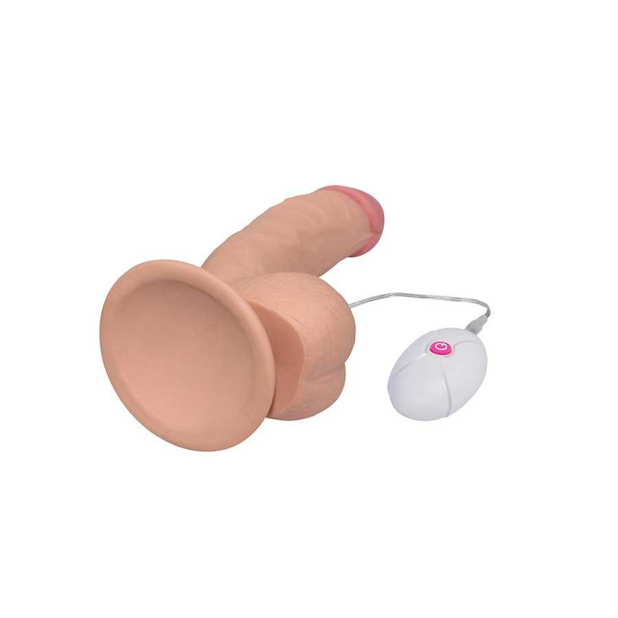 Dildo The Ultra Soft Dude con Vibracion 75 Natural